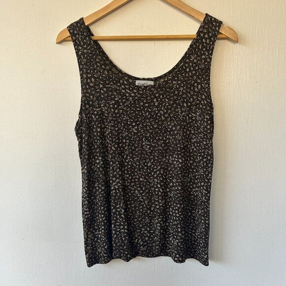 Chico's Tops - Chicos Travelers Tank Top Womens Small Leopard Print Slinky Knit Chicos 1
